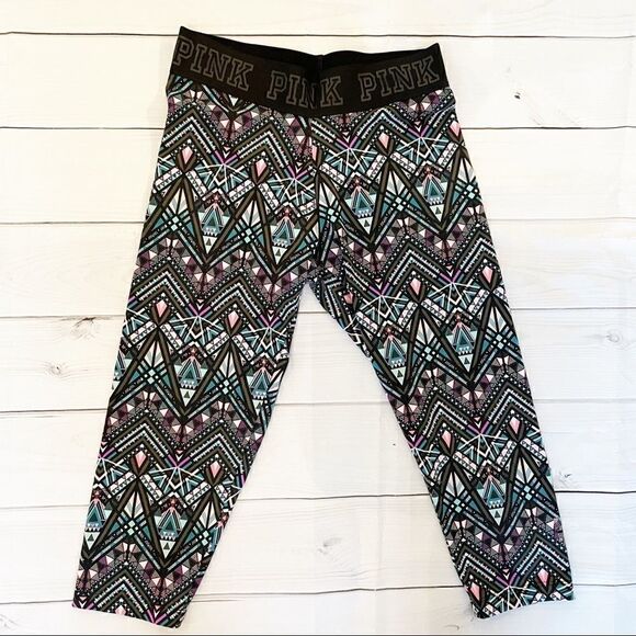 VS PINK Aztec Cropped Ultimate leggings -Size XS - Picture 2 of 6
